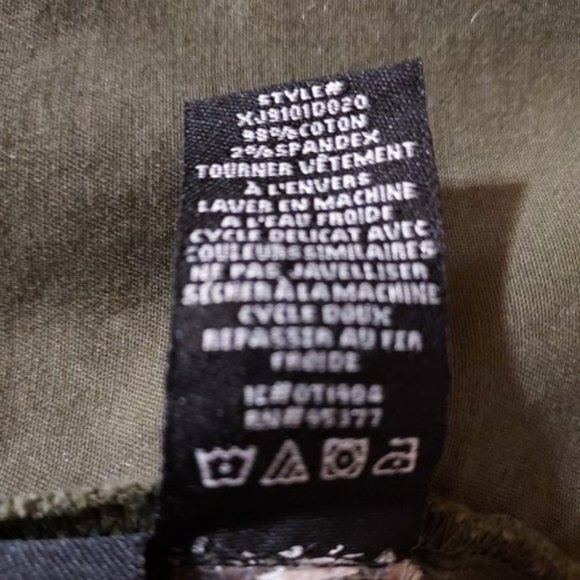 SANCTUARY ARMY GREEN COLLARLESS UTILITY JACKET SIZE M NWOT - Picture 7 of 7